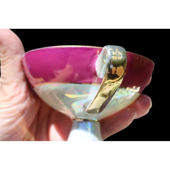 Vintage Hand-Painted Tea Cup & Saucer Set  Made In Japan - Picture 5 of 11